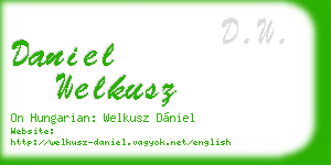 daniel welkusz business card